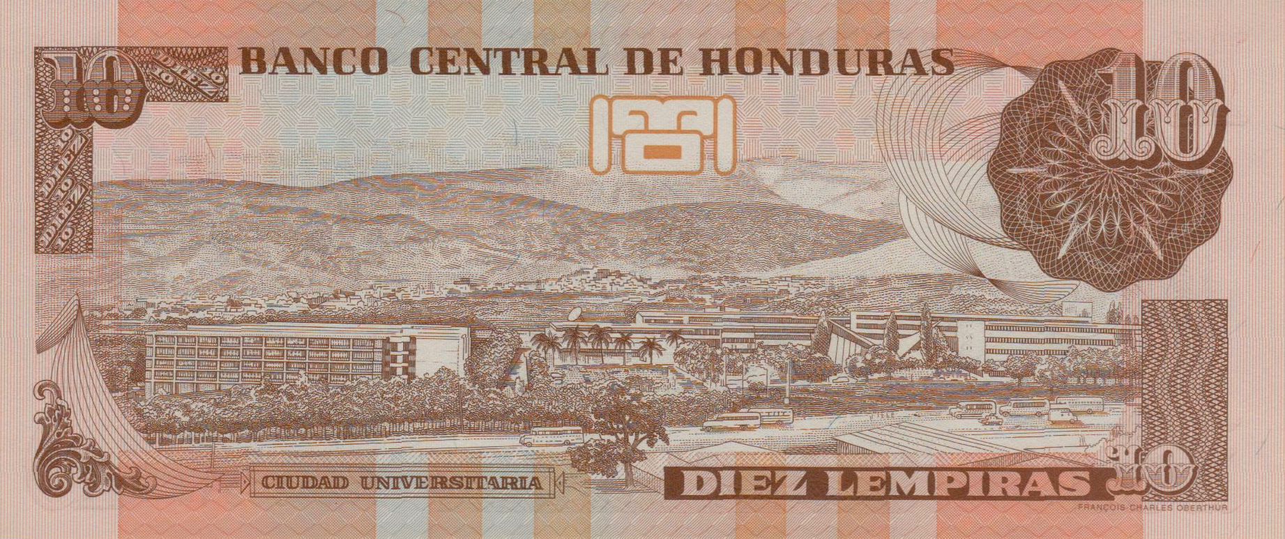 Honduras 10 2012 UNC Front P-99/a